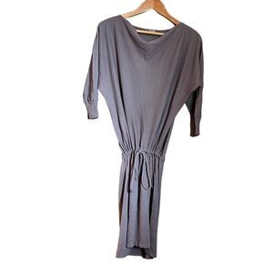 LA made waffle patterned lounge dress